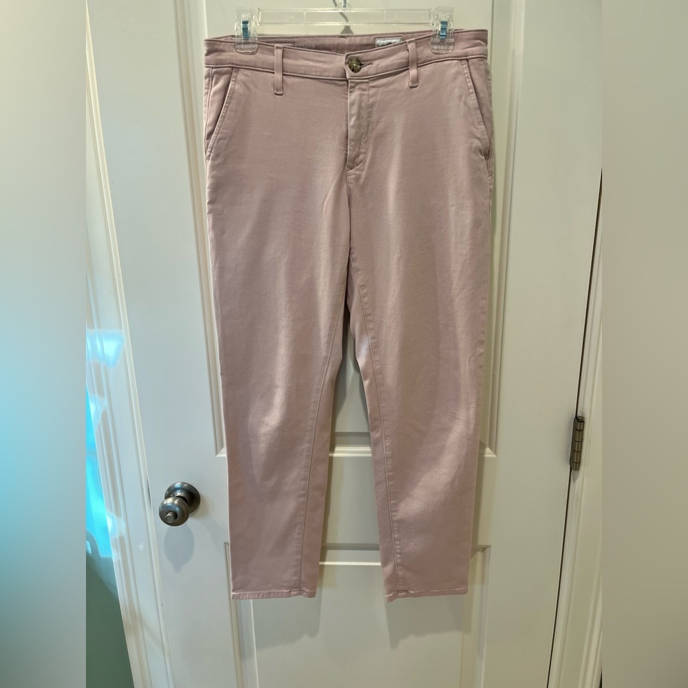 AG Adriano Goldschmied Blush Pink Trousers The Caden